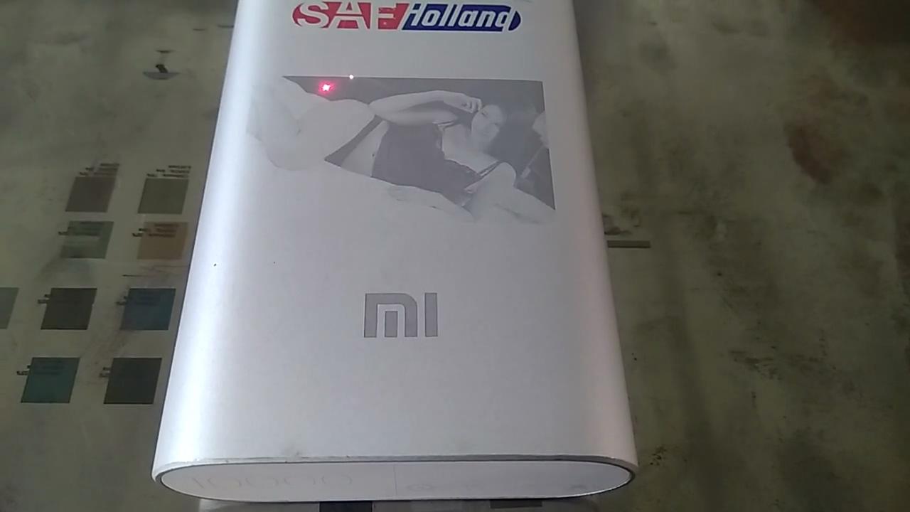 MOPA激光打標(biāo)機陽極氧化鋁打黑打logo