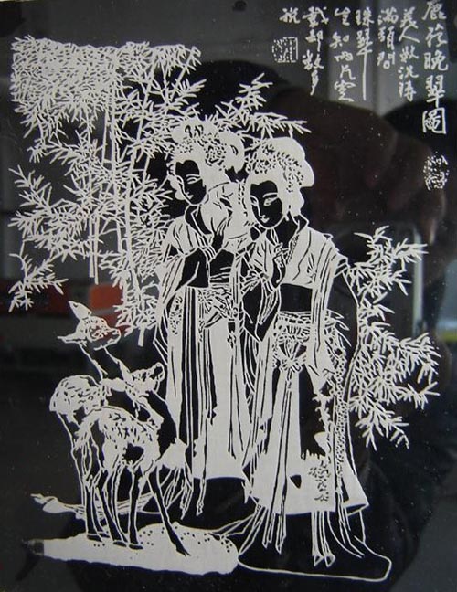 激光雕刻石頭樣品圖